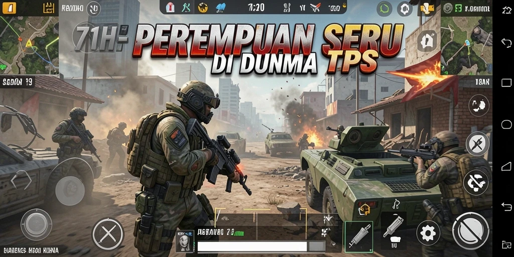 Gameplay seru dari 71H dengan aksi tembak-menembak yang intens.