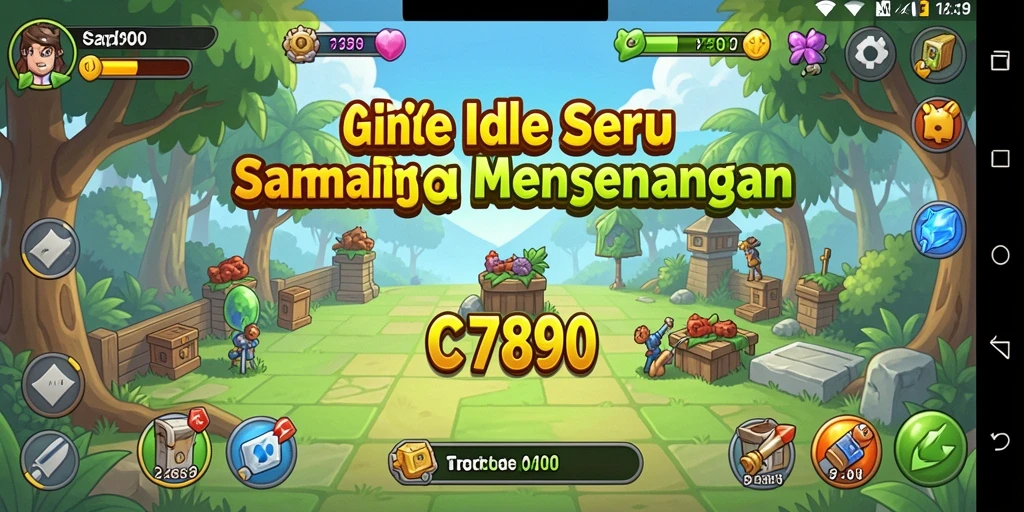 Tampilan gameplay C7890 yang seru dan dinamis dalam genre Idle.