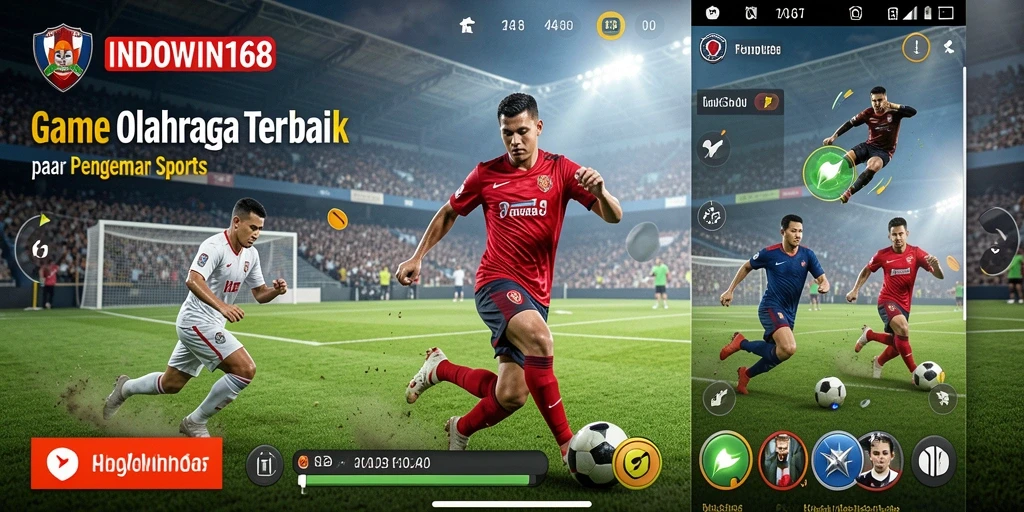 Tampilan seru gameplay olahraga dalam INDOWIN168.
