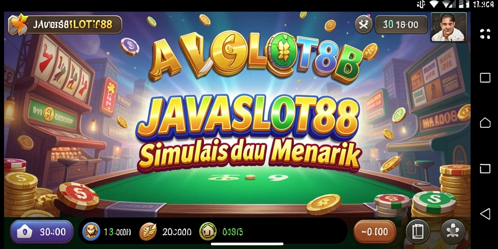 Tampilan gameplay seru di JAVASLOT88 dengan mesin slot yang beragam.