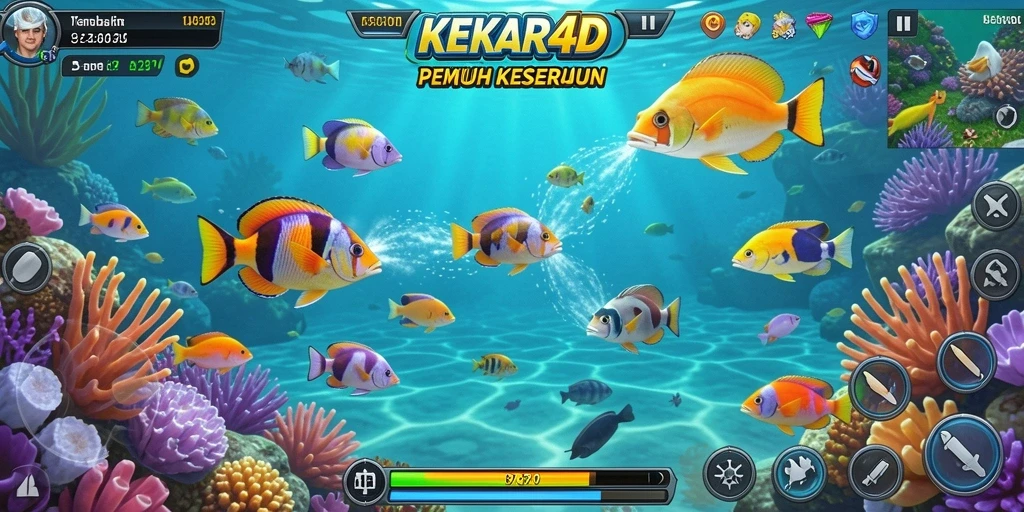 Gameplay seru menembak ikan di KEKAR4D.
