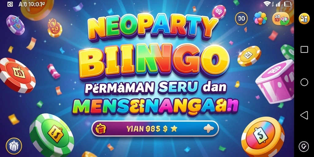 Tangkapan layar gameplay NEOPARTY yang menampilkan keseruan bermain Bingo.