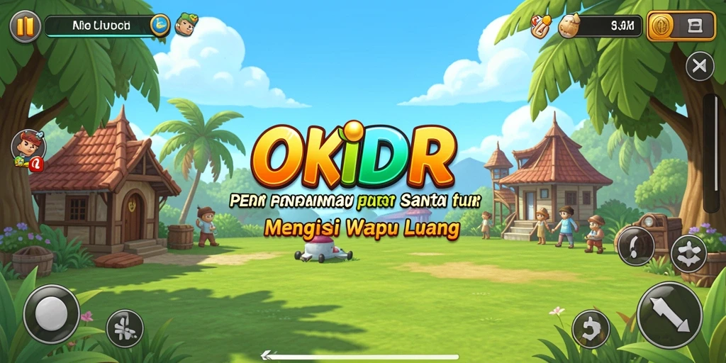 Tampilan gameplay OKIDR yang menyenangkan dan menarik.