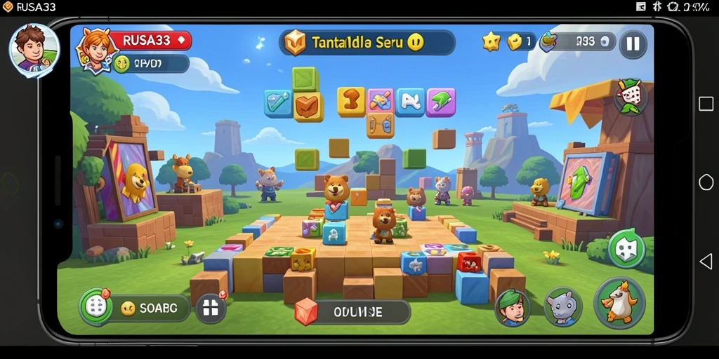 Gameplay RUSA33 dengan berbagai teka-teki menantang.