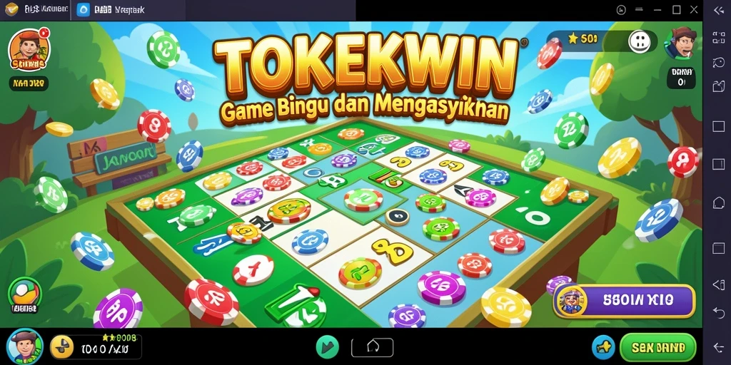 Screenshot gameplay TOKEKWIN menunjukkan aksi seru permainan Bingo.